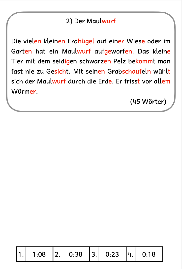 Tempo, Tempo: Die Lesekartei für flüssiges Lesen (30tlg.)